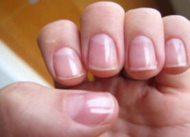 Small Crescent On The Nails