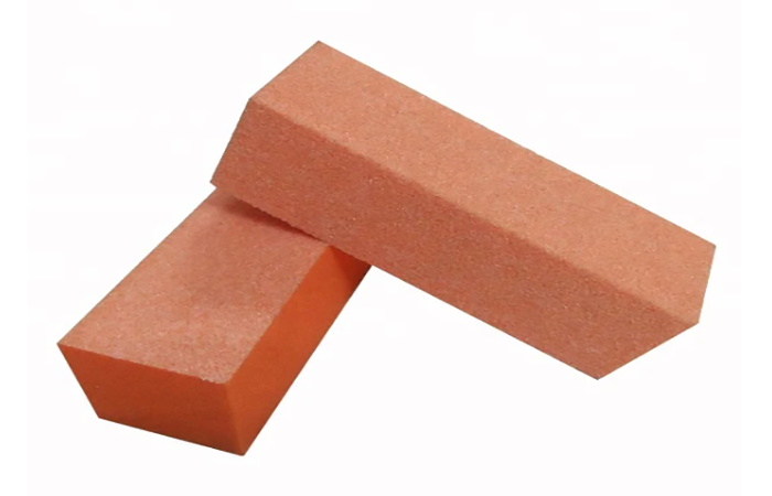 Wholesale Orange 3 Way 80/80/100 Nail Buffer Block 
