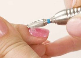How to remove polygel nails with a professional nail drill?