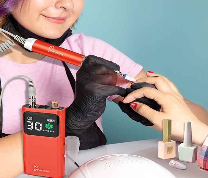 Rechargeable Maryton Pro Nail Drills 1,000 ~ 30,000 RPM
